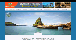 Desktop Screenshot of lombok-picnic.com